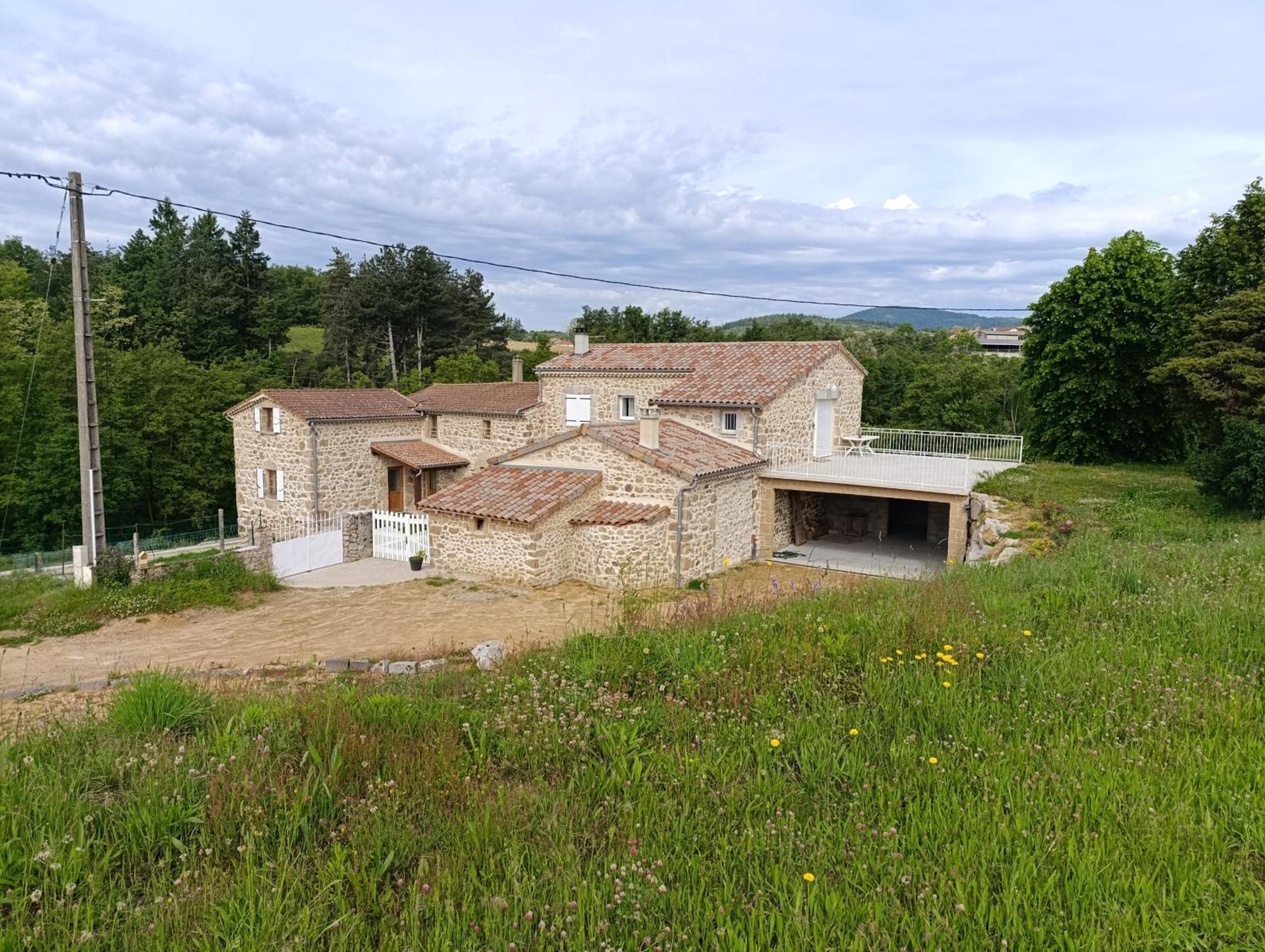 Ancienne Ferme Tranquille En Haute Ardeche Etables  Exteriér fotografie