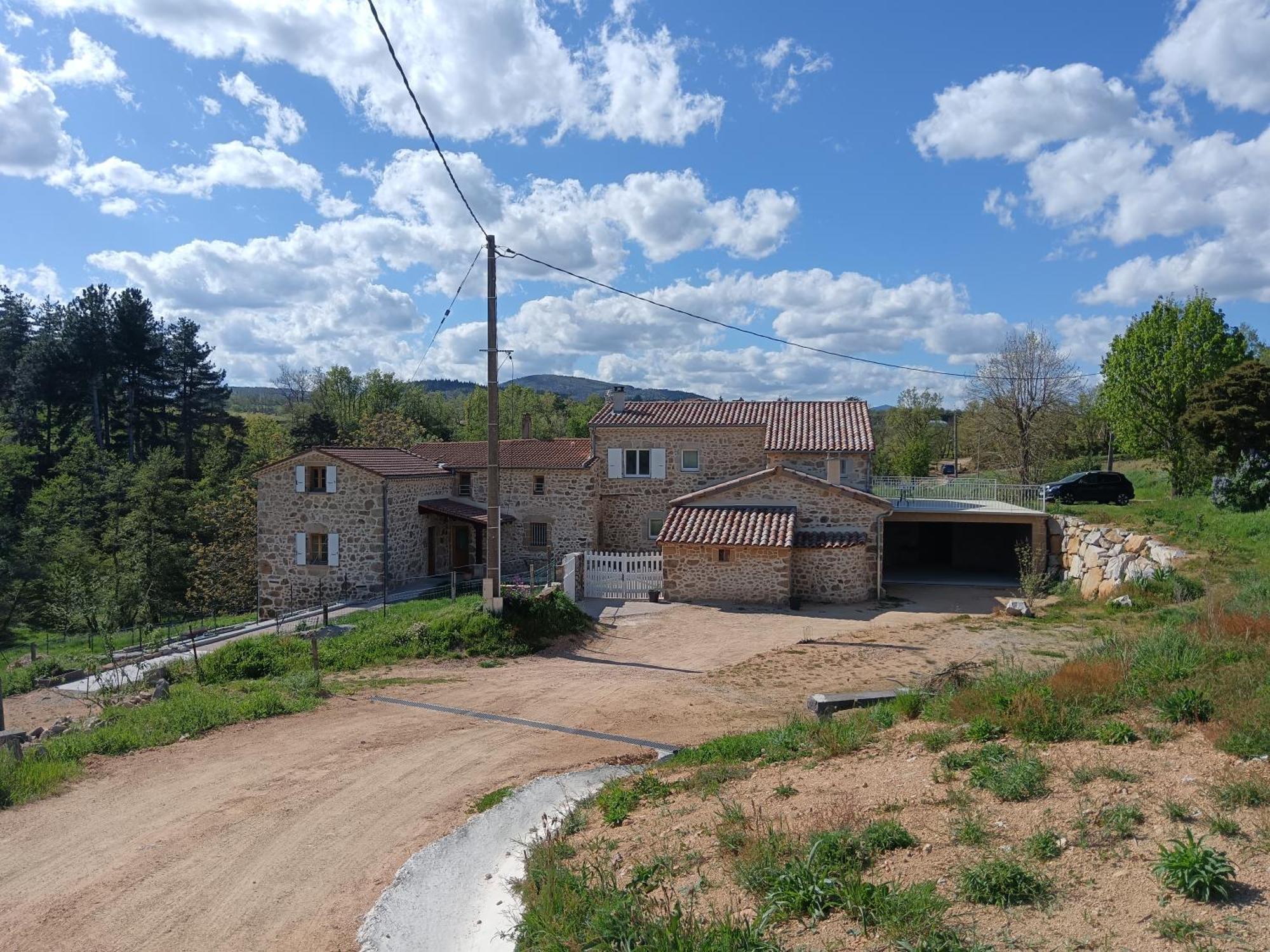 Ancienne Ferme Tranquille En Haute Ardeche Etables  Exteriér fotografie